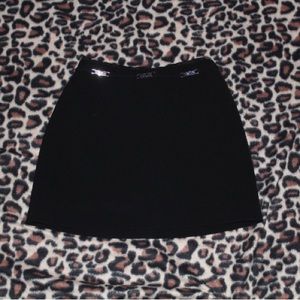 vintage early 2000s bebe silver plated mini skirt